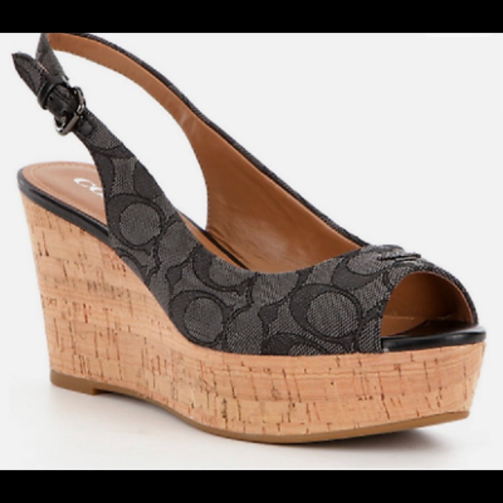 Coach Shoes 👠 Ferry Cork Wedge